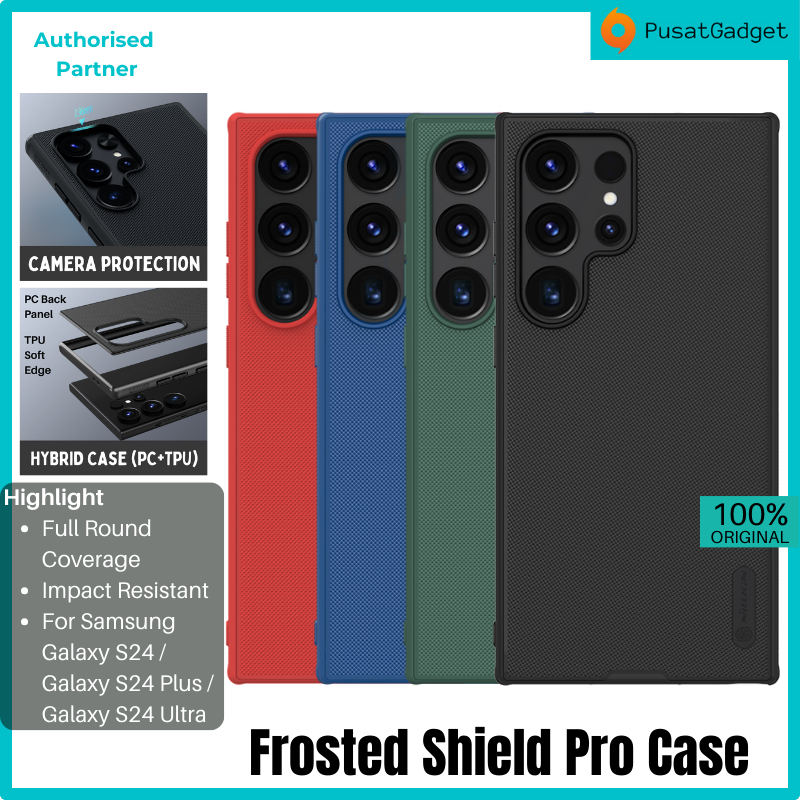 เคส Samsung Galaxy S24/Ultra/Plus NILLKIN Frosted Pro Hybrid Casing Case