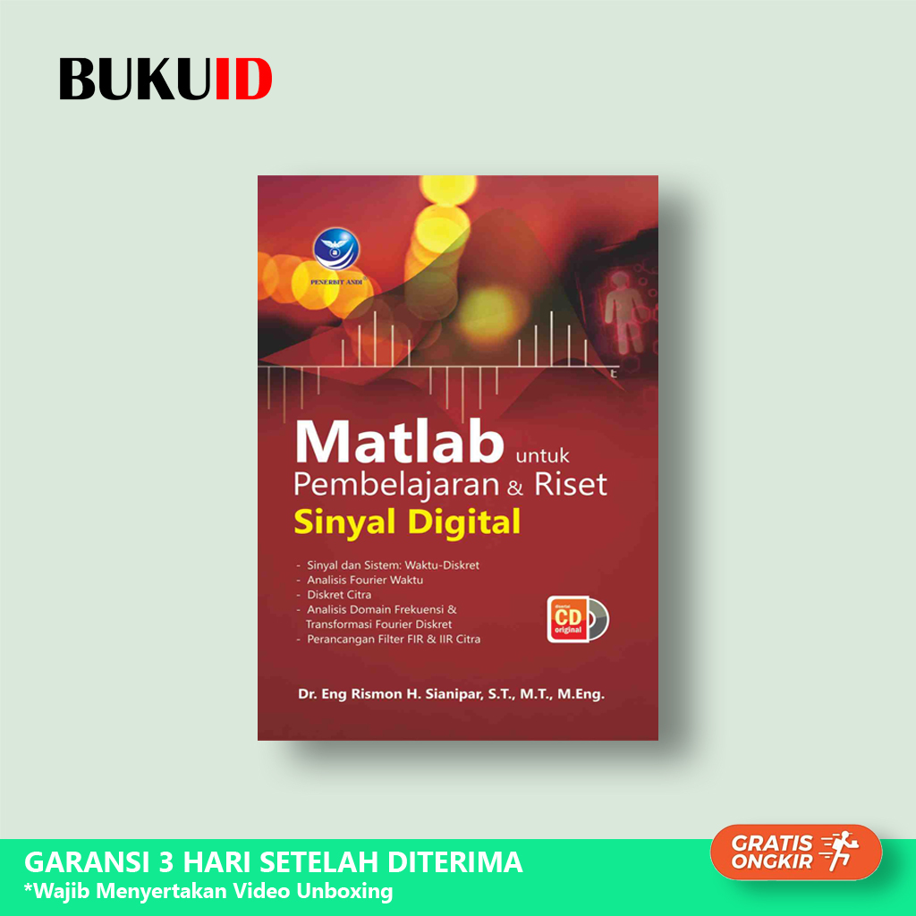 หนังสือ Matlab สําหรับการเรียนรู้และวิจัยสัญญาณดิจิตอล + cd - ต้นฉบับ