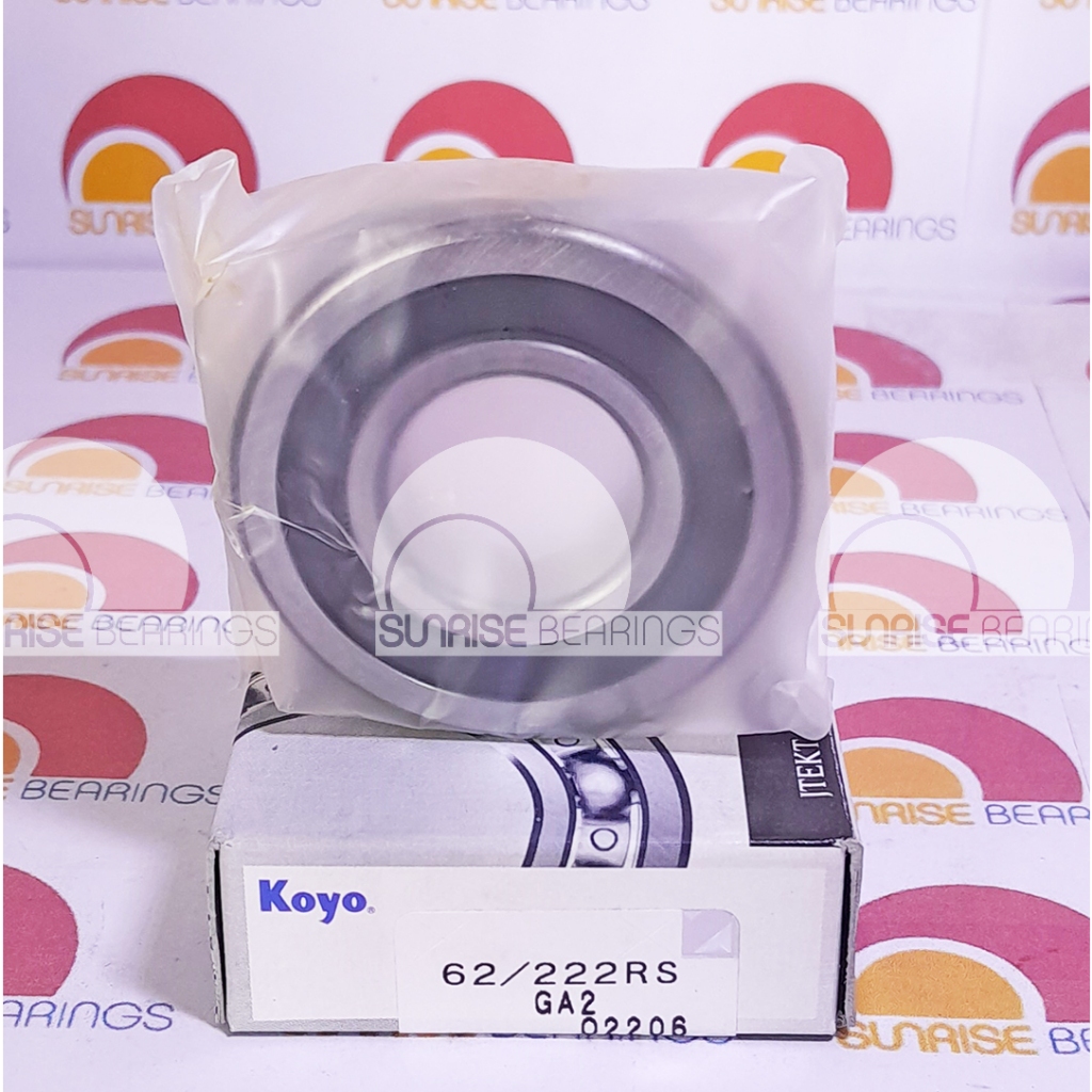 ดอกยาง 62/22 2RS แบริ ่ งบอลร ่ องลึก