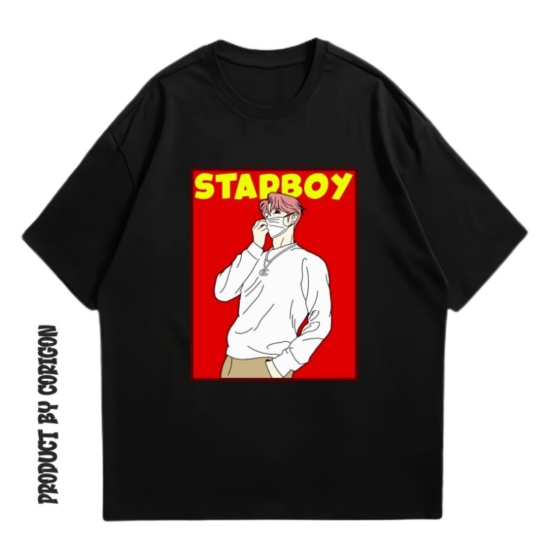 เสื้อยืด พิมพ์ลาย Starboy Looksim Lee jihoon