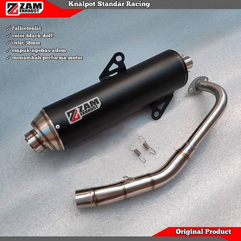 ท่อไอเสียมาตรฐาน Inlet 38 mm Aerox Old Aerox New Nmax PCX Beat Scoopy Mio Vario