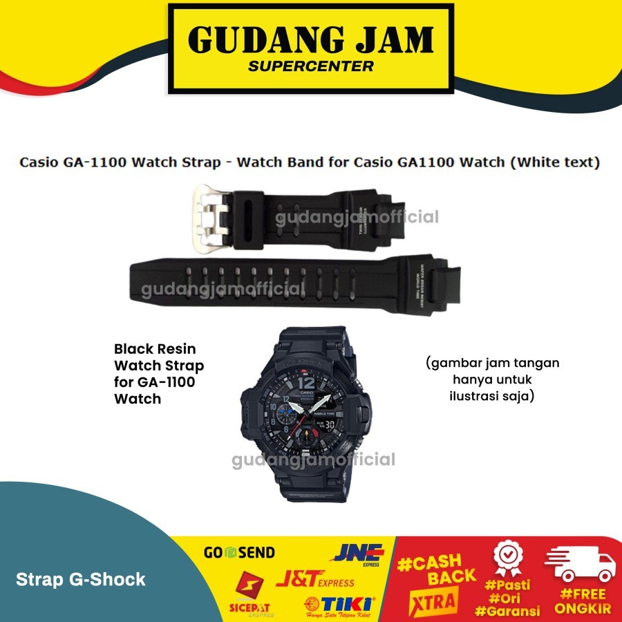G-shock Strap GA-1100-1A GA-1100 GA1100 Casio Band Watch Original