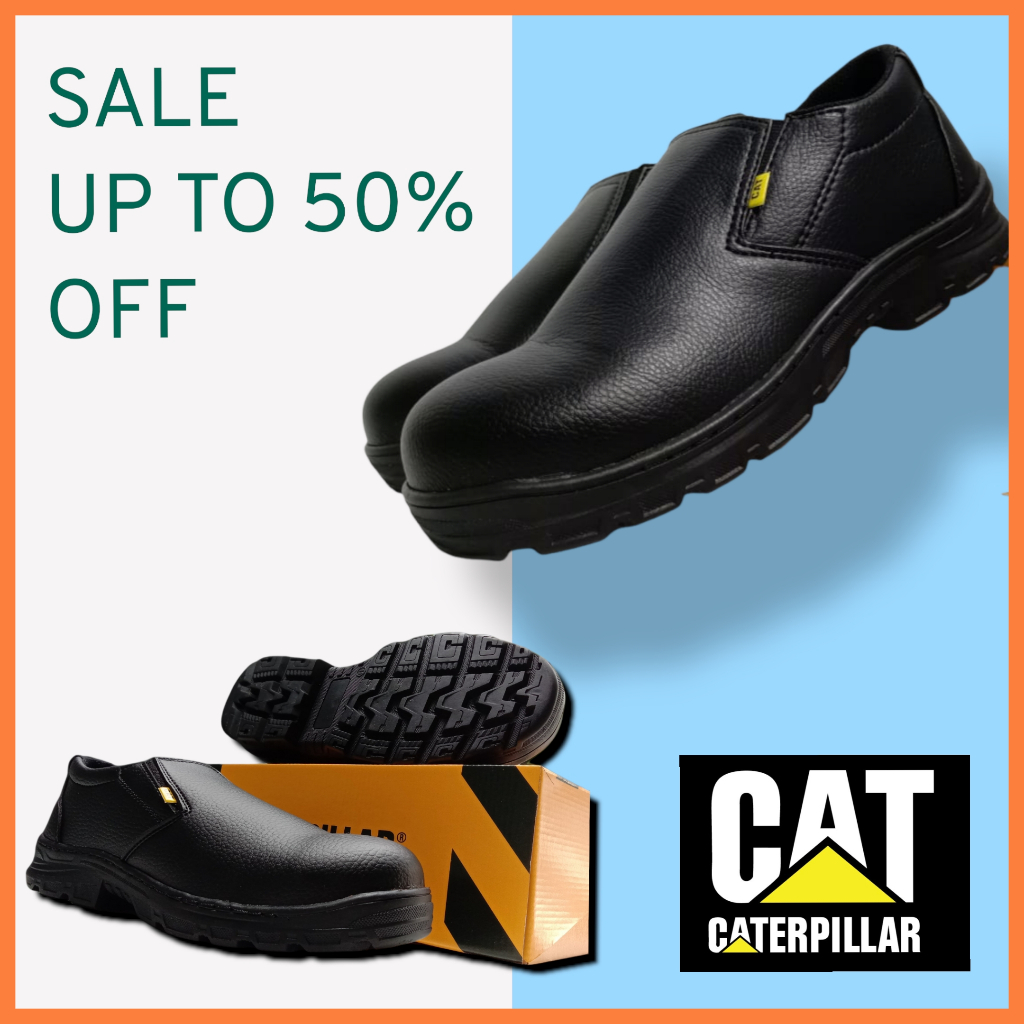 Caterpillar Iron Toe SLIP ON SAFETY Shoes/Men Women SAFETY Boots/CHEF CAFE Gas Station Industrial Factory Project Work Shoes