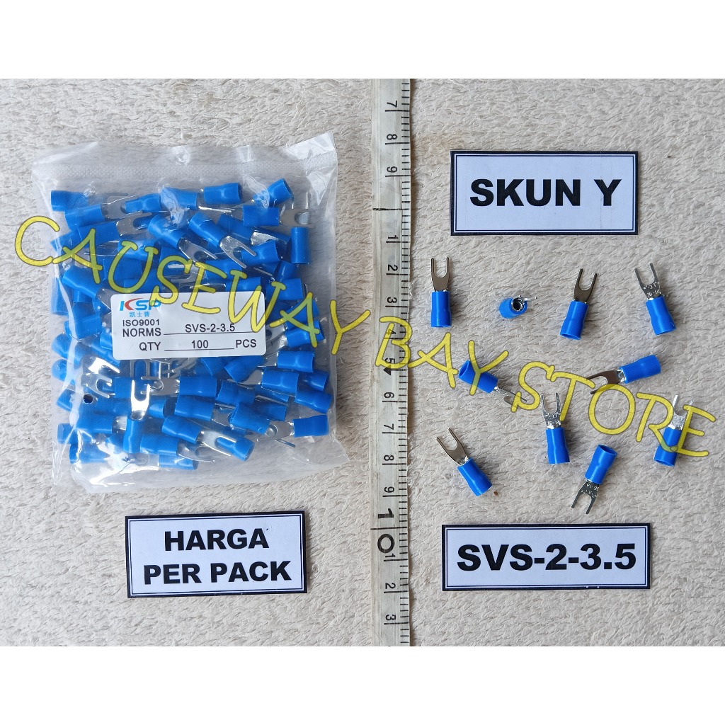 SKUN Y SVS -2-3.5 BLUE 1 PACK (100 ชิ้น)