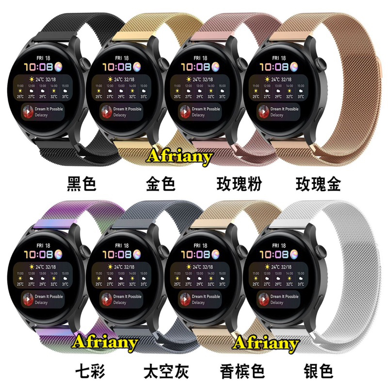 Garmin Forerunner 165/165 Music Steel Smartwatch สายนาฬิกาสแตนเลส