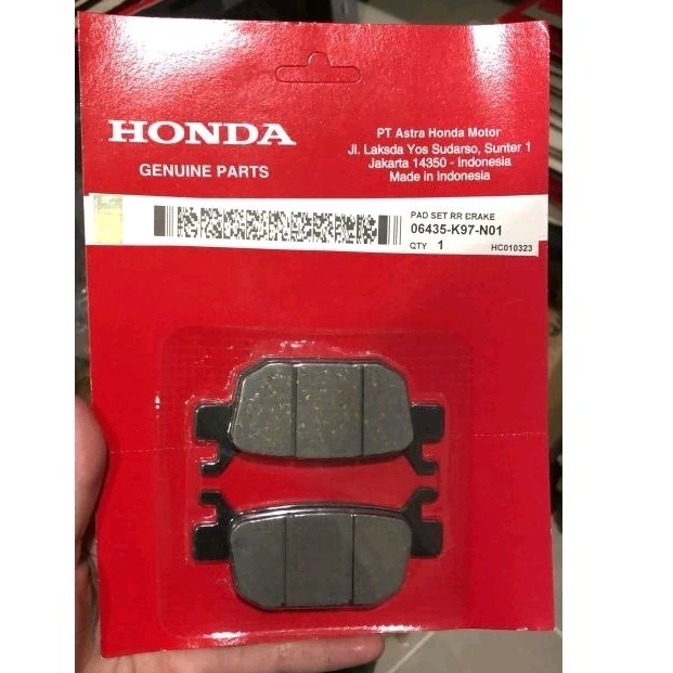 PCX 06435 K97 N01 ผ้าเบรคหลัง Dispad