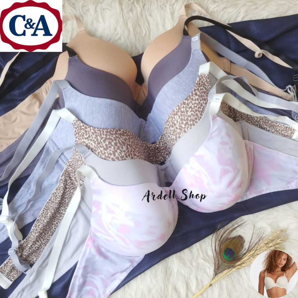 CC WOMENS UNDERWEAR FOAM C&A SAMPLE PLAIN MOTIF MIX CUP 34B 38D 40C MMP3