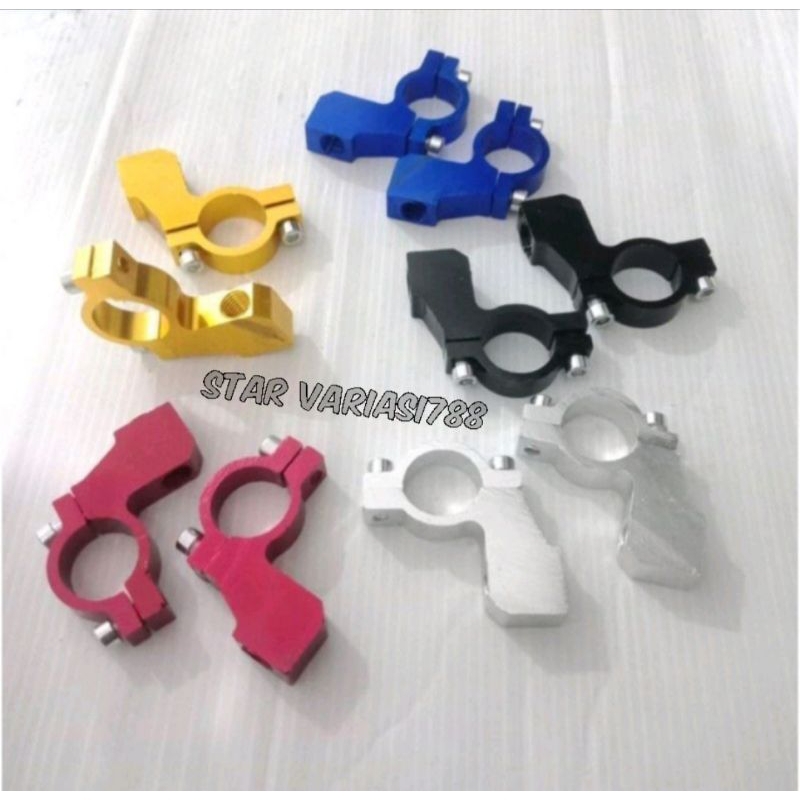 นําเข้า cnc กระจกมองหลัง clamp sipon bracket holder ใช้ได้กับรถจักรยานยนต์ mio beat vario pcx fu cbr ทุกรุ่น