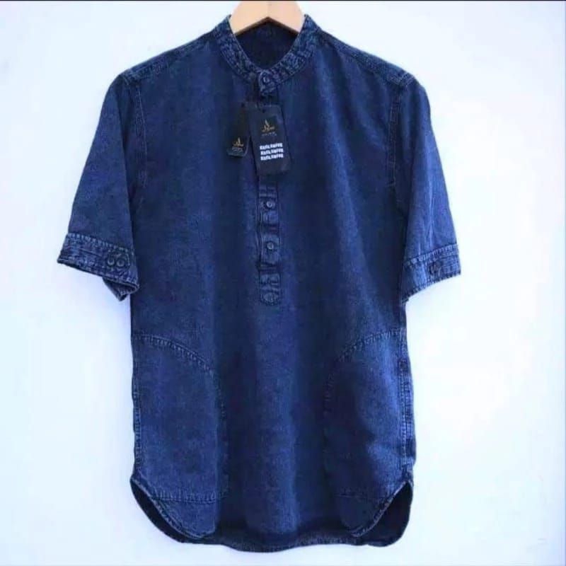สินค้าใหม่ Koko Kurta Jeans Premium Short Sleeve/Koko Kurta Jeans Mens Short Sleeve