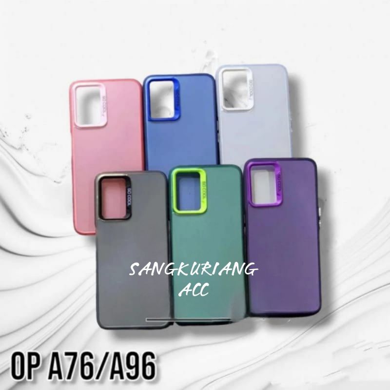 Softcase Hardcase IMD OPPO A76/A96 CASE IMD PLATE HOLOGRAM