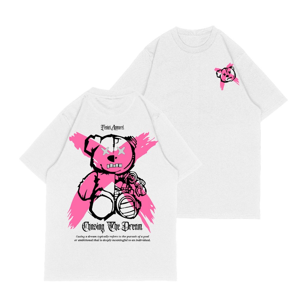 เสื้อยืด Kaos Oversize DREAM BEAR Size M-XXL (ชายและหญิง)