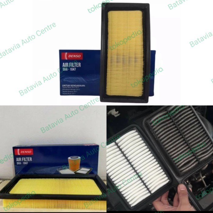 กรองอากาศ Denso DXA 1047 Original Sienta Rush คุณภาพสูงรับประกัน