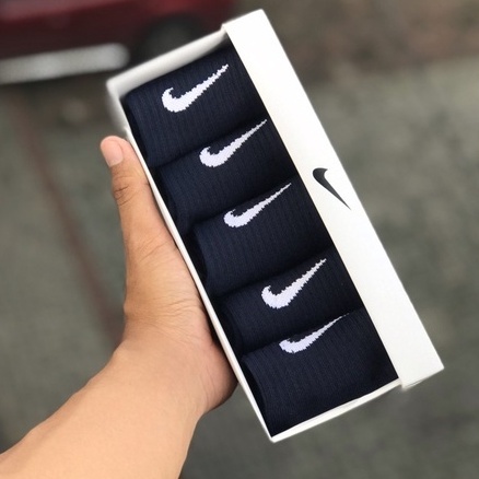 Nike QUARTER SOCK/NIKE Socks/NIKE INDONESIA Oldschool NAVY