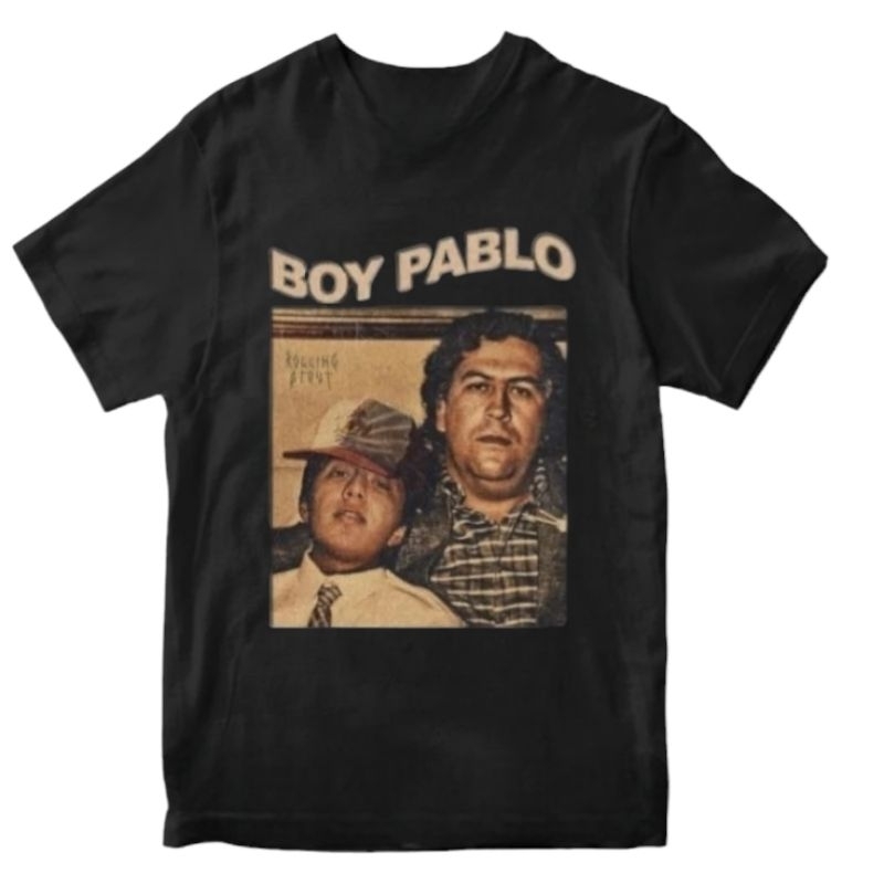 PABLO ESCOBAR BOY PABLO เสื้อยืดพรีเมี่ยม pablo escobar เสื้อยืด tokoh เสื้อยืด oversize เสื้อยืด