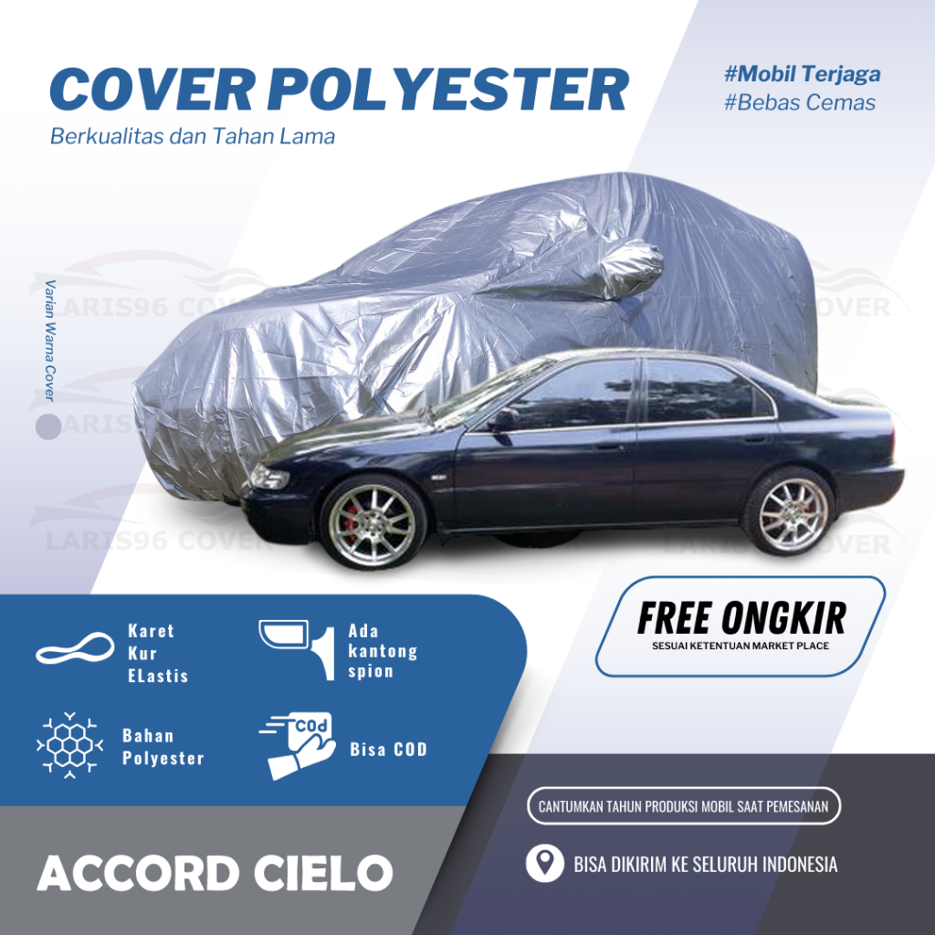 Accord Cielo Sedan Body Cover Accord Cielo Basic Silver Car Cover