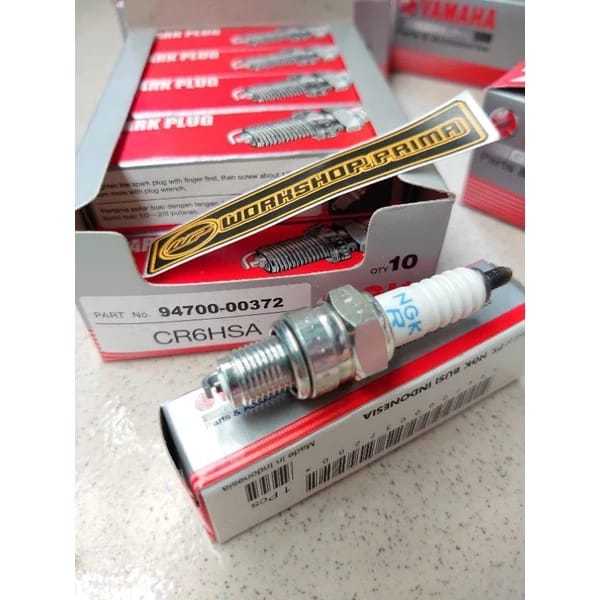 NGK CR6HSA SPARK PLUG MIO M3 SZ 125 SOUL GT 125 X TRIDE XRIDE FINO 125 ORIGINAL YAMAHA