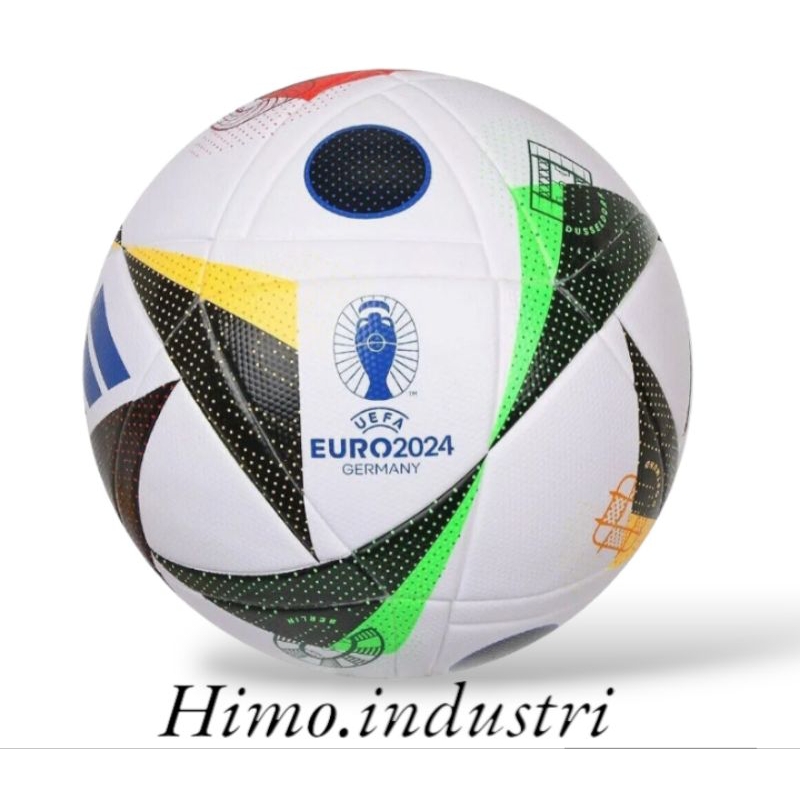 Adidas ลูกบอลฟุตบอล EURO 2024 NO 5 Foot Ball, SIZE 5 Soccer Ball, Quality Soccer Ball, SIZE 5 Ball