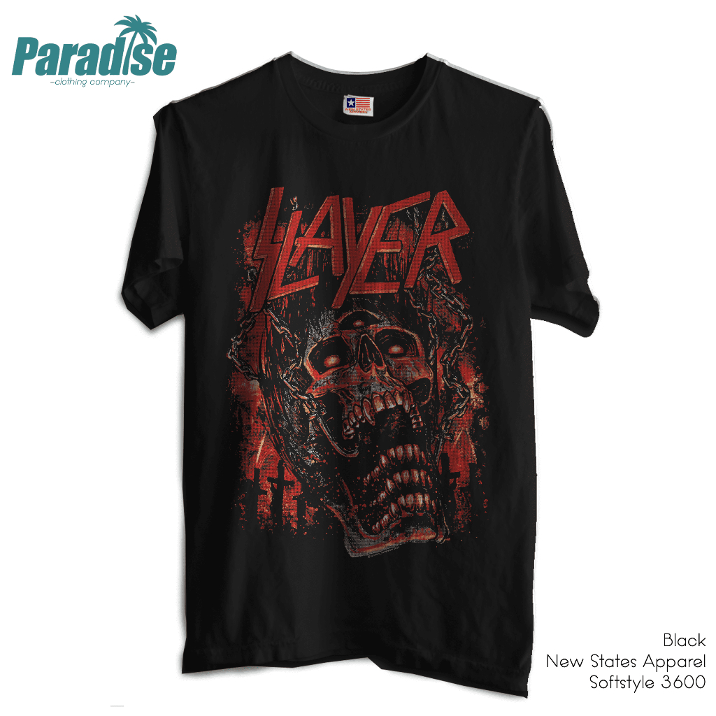 Paradise เสื้อยืด - Slayer Meat Hooks