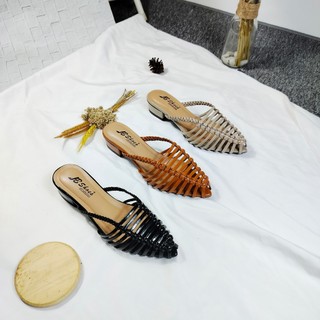 AB Sandal Wanita Heels Kepang / Hak 3 Cm