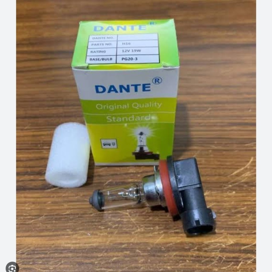 หลอดไฟ Dante H16 12V 19W ดั้งเดิม