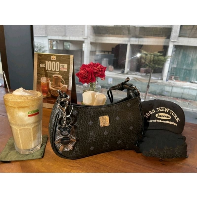 Ready Original TTWN Bear Bag TN2933 Black/TTWN Bear Shoulder Bag/TTWN Bear Tote Bag/TTWN Bear Sling 