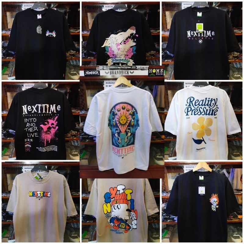 Tshirtoversize NEXTTIME X SEVENKEY FUCKING โลก WIDE แบรนด์ต้นฉบับแท้ WEST JAVA