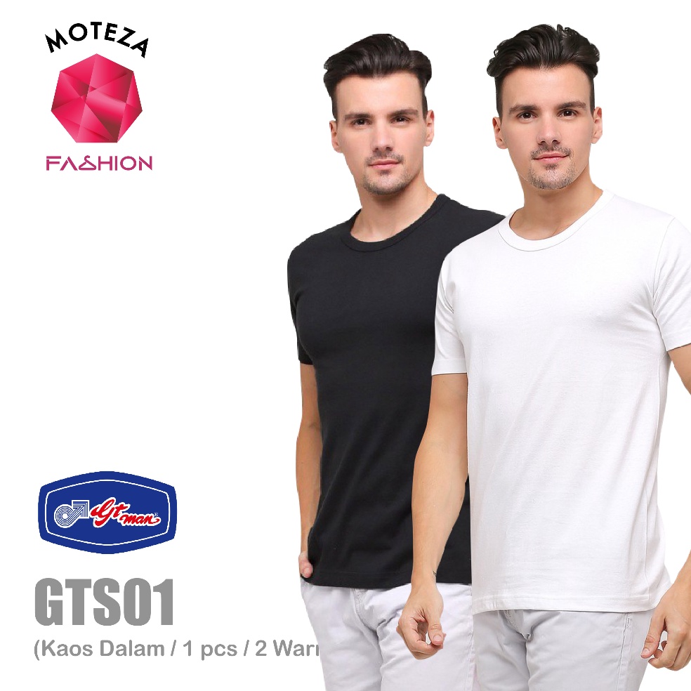 ART W84A GT Man GTS1 GTMan GTS 1 เสื้อกล้ามผู้ชายคอกลม O คอสีขาวสีดํา