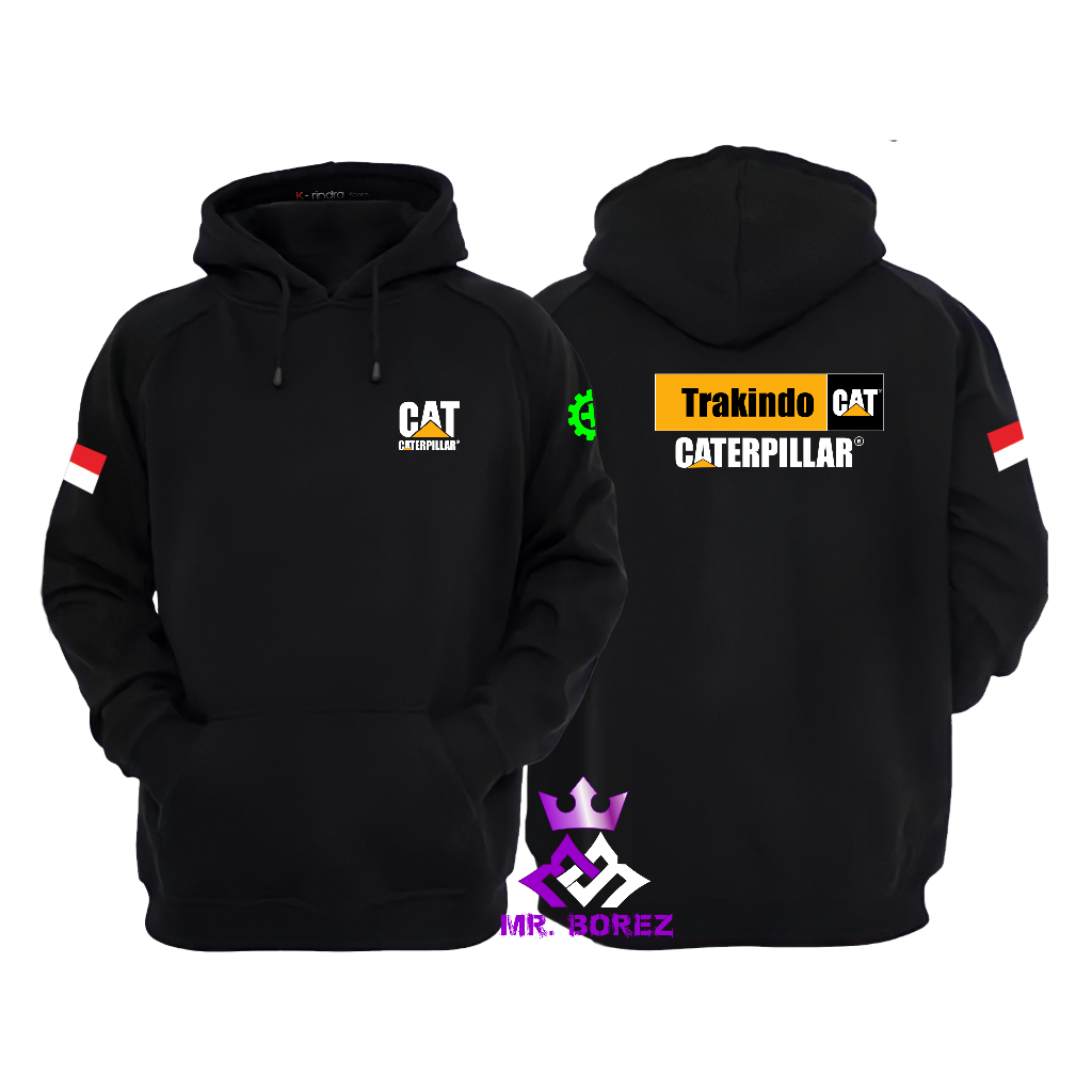 Caterpillar CAT Trakindo Diesel Hoodie - CATERPILLAR CAT TRAKINDO เสื้อแจ็คเก็ตมีฮู้ด