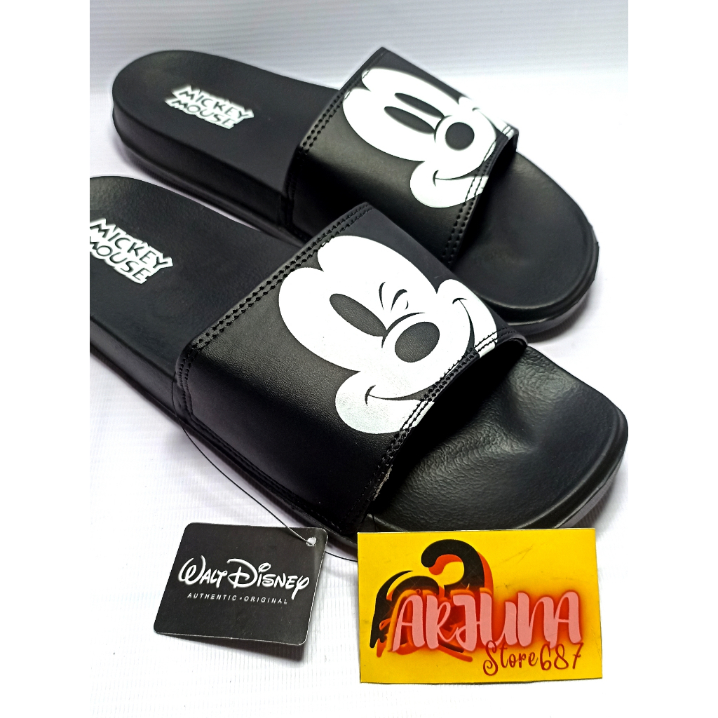 Arjuna 687 - รองเท้าแตะมิกกี้เมาส์ Flipflop Sandals ฟรีถุงกระดาษ
