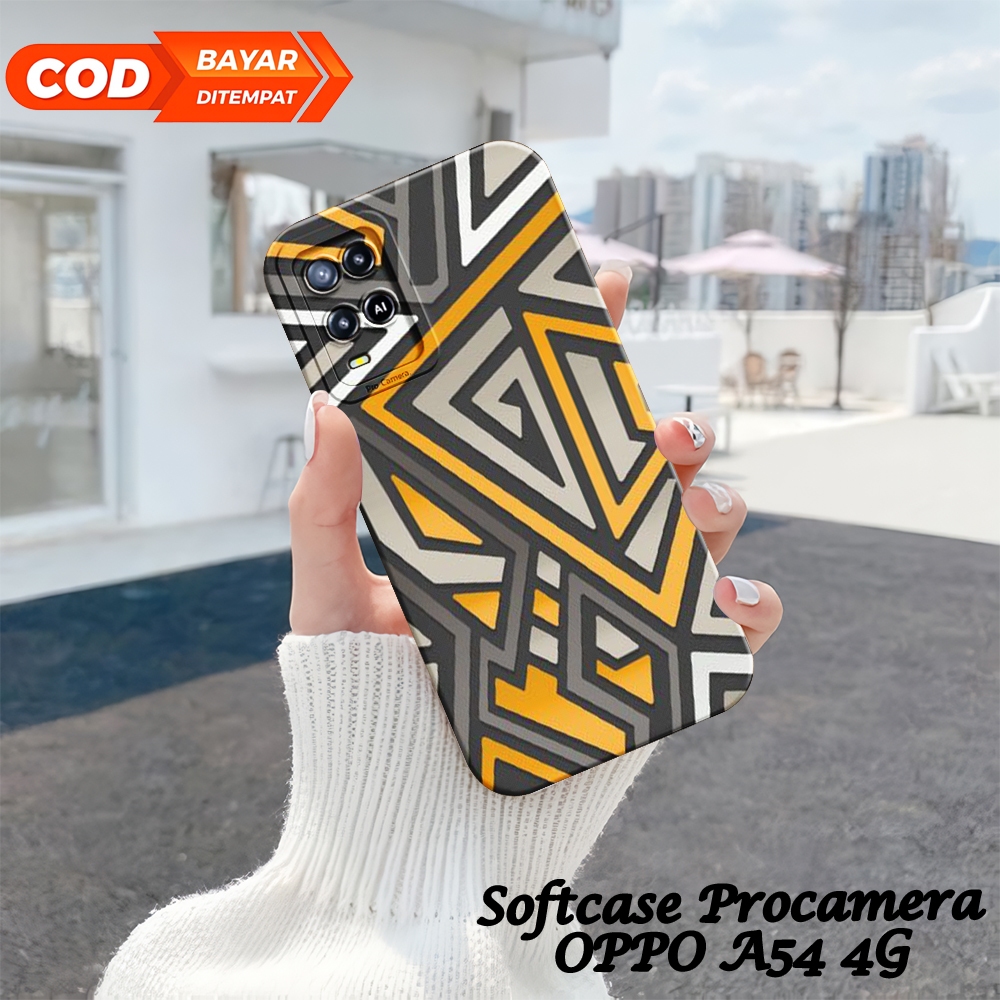 เคส HP Oppo A54 - เคส Oppo A54 Softcase - เคสแฟชั่น - เคส Oppo A54 - Pro Camera Softcase - Tpu - เคส