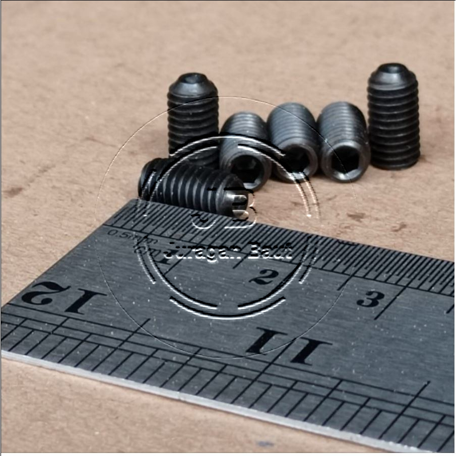 M5X10 L SOCKET SET SCREW M5 X 10 LENGTH 10MM 5 X 10 BLACK STEEL 8 BOLT L KEY 2.5 BOLT