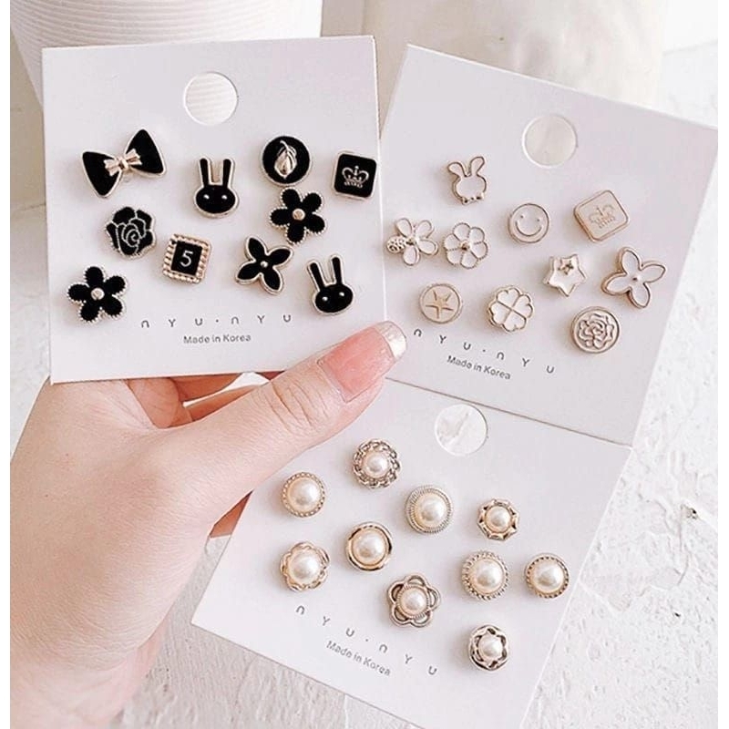 MATA Elegant / Simple Motif Pin สไตล์เกาหลี Eye Pin อุปกรณ์เกาหลี Hijab เข็มกลัด Pin