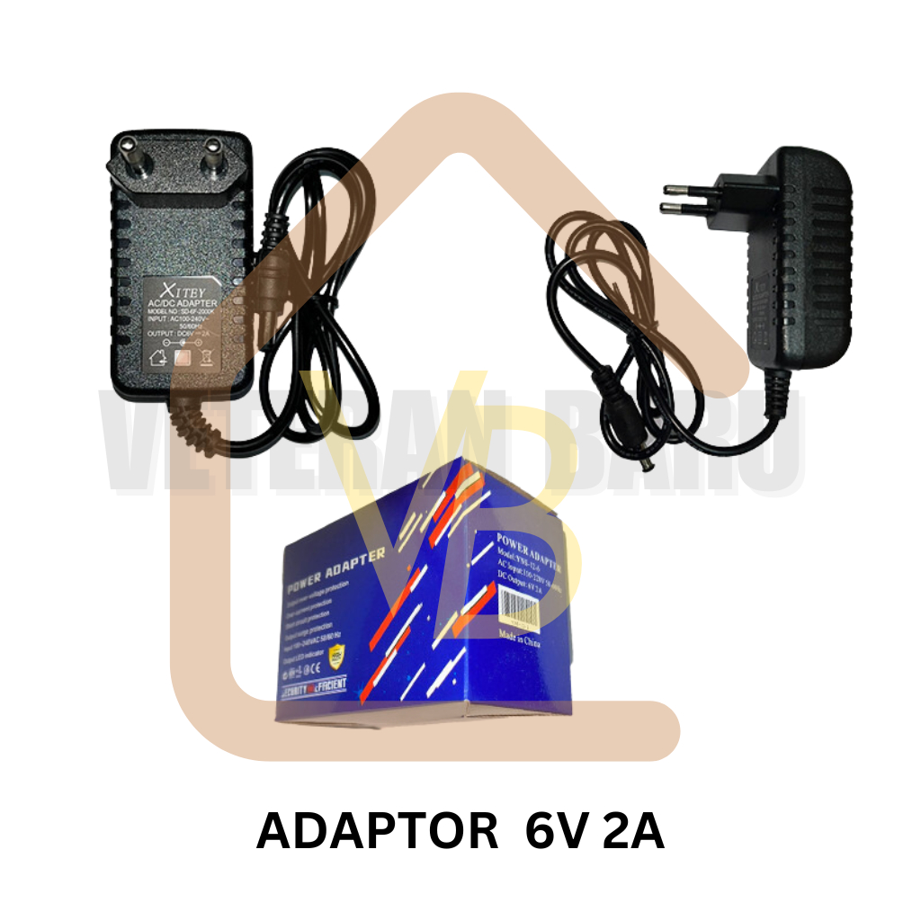 อะแดปเตอร์ 6V 2A Switching Charger Adapter Jack Size Dc 5.5mm