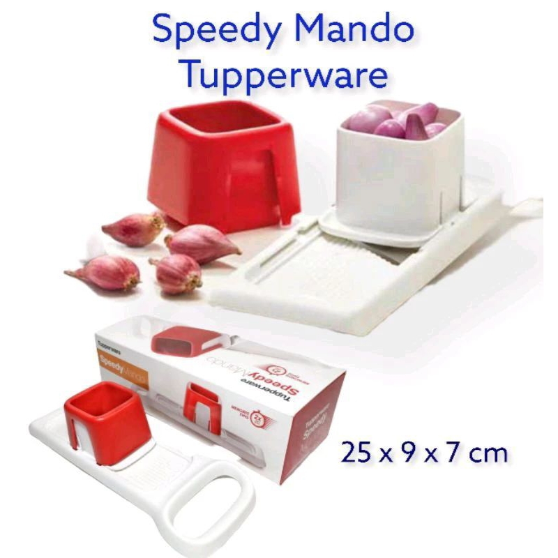 Speedy Mando tupperware/tupperware เครื ่ องตัดหัวหอม
