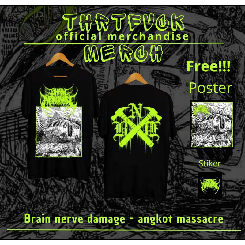 เสื้อยืดต้นฉบับ BRAIN NERVE DAMAGE