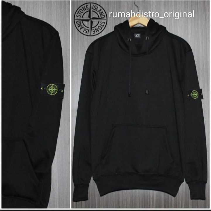 STONE ISLAND พรีเมี่ยมแท้ที่มีคุณภาพสูงหินเกาะเสื้อกันหนาวหมวกแจ็คเก็ตเสื้อกันหนาว