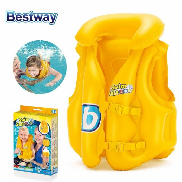 BESTWAY 32034 CHILDRENS SWIMMING BUOY VEST STYLE - CHILDRENS JACKET BUOY / CHILDRENS VEST BUOY