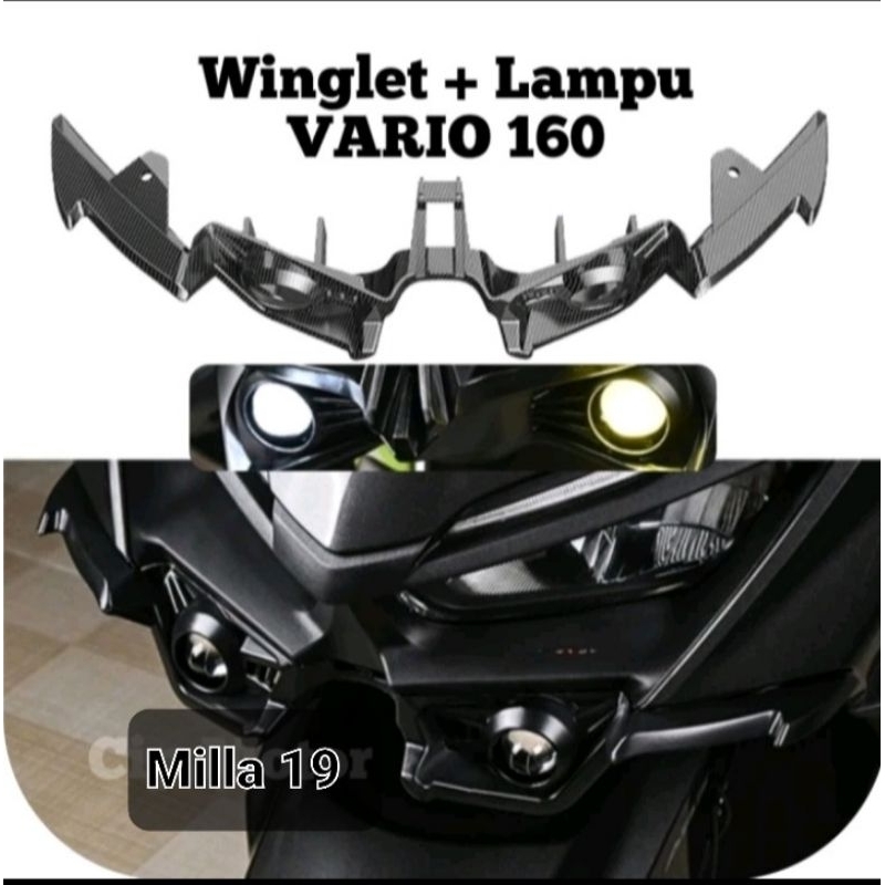 แพ็คเกจ Carbon Winglet + โคมไฟเลเซอร์ D2 Vario 160 Abs Vario 160 Cbs