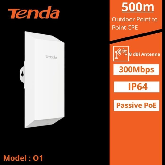 TENDA O1 500m 2.4GHz Outdoor Point To Point TENDA 01 เราเตอร์ไร้สาย
