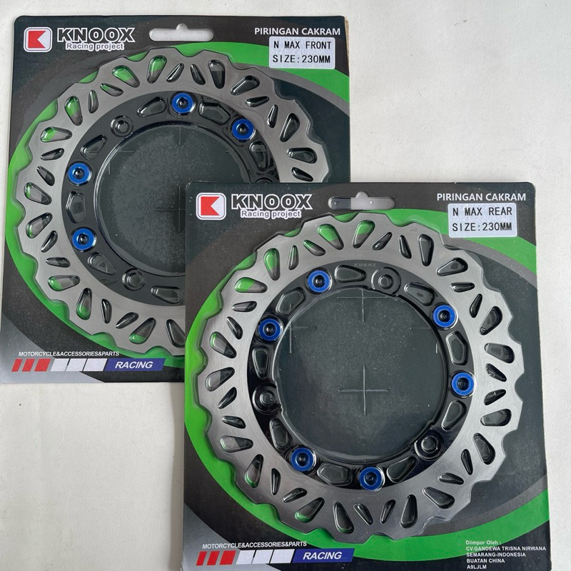 จานดิสหน้า/หลัง 1SET NMAX OLD/ NMAX ใหม่ DIAMETER 230MM