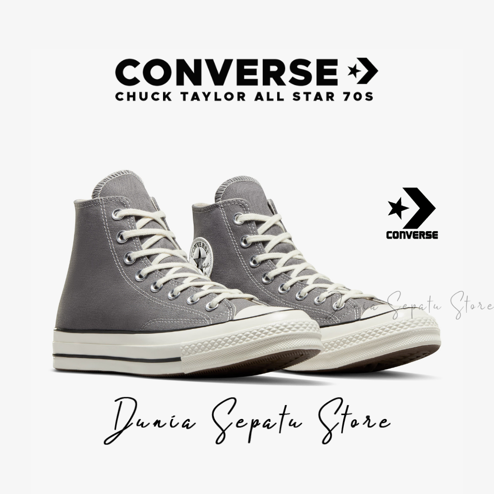 Converse Chuck Taylor 70s HI Gray ของแท้ 100% รองเท้าผู้ชาย