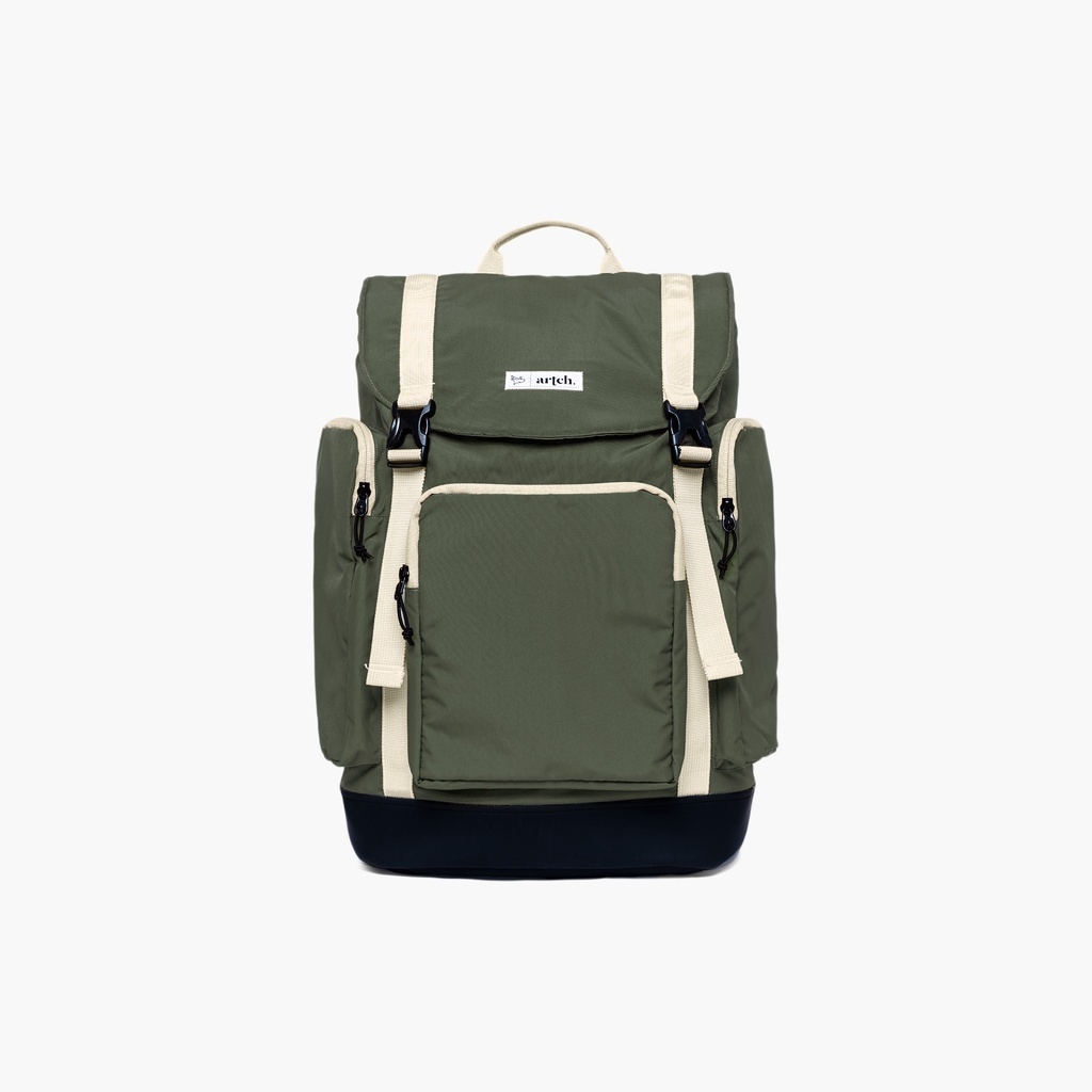 Hijau [Import] - Army Green Mochila - กระเป๋าเป้สะพายหลัง Daypack