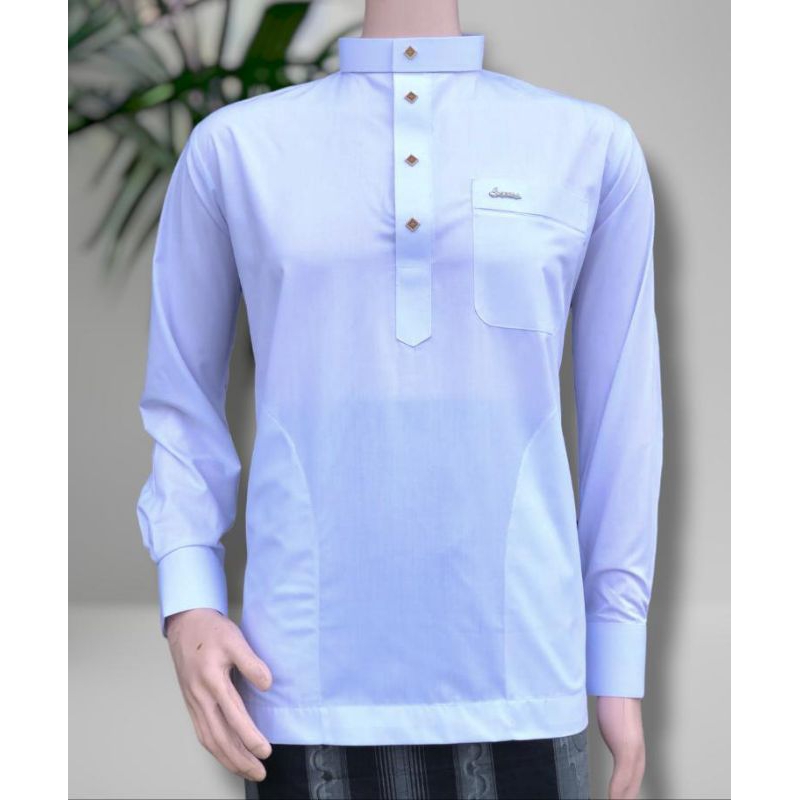 KATUN PREMIUM MATERIAL / ผ้าฝ้ายสีเขียว ขนาดพร้อมแขน (ก้น) / THAILAND SNAP BUTTONS KOKO, MUSLIM KOKO