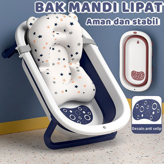 Baby Bath bak mandi lipat Tub Bak Mandi Bayi Lipat Bantal Mandi Tempat Mandi Bayi Portable