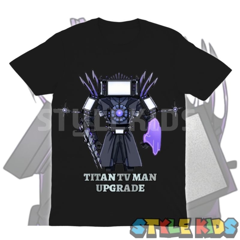 ฟรี NAME เด็กชายหญิงเสื้อยืด Titan Tv Man โลโก้อัพเกรดชายหญิงเสื้อยืด Titan Tv Man โลโก้อัพเกรดชายหญ