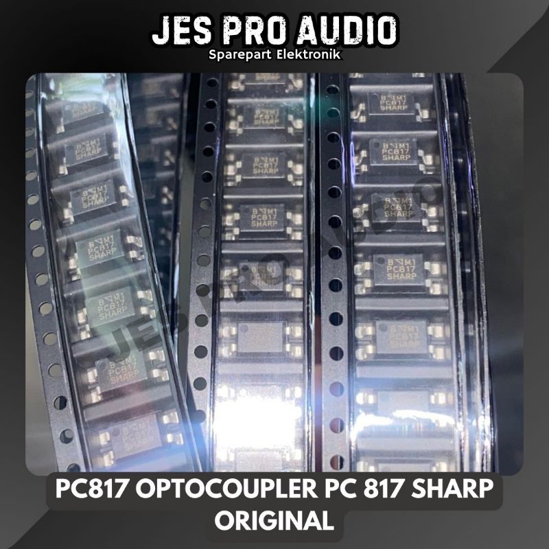 PC817 OPTOCOUPLER PC 817 SMD SHARP ต้นฉบับ