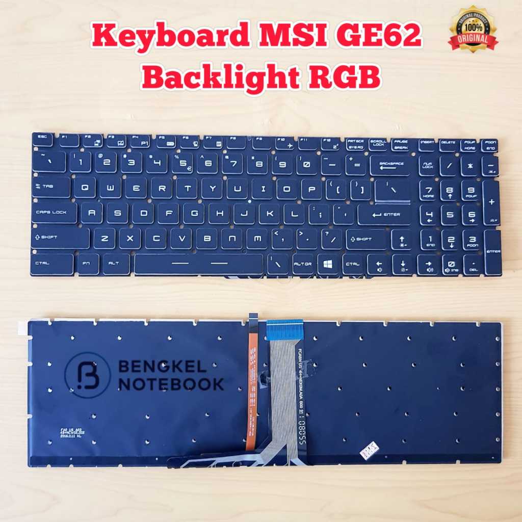 MSI GS70 GE62 GE72 GS60 GL62 GL72 GP62 GP72 CX62 GT72 GP62 GT72S GL63 GL73 RGB MS-16J1 MS-16J2 MS-17