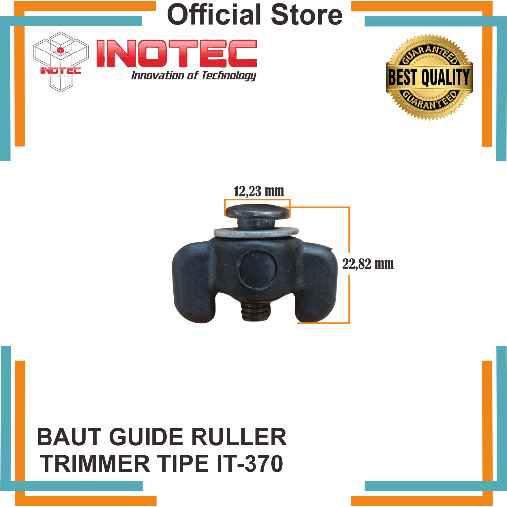 RULLER GUIDE BOLT / TRIMMER PROFILE RULER BOLT 370 / 371 / 3701B INOTEC