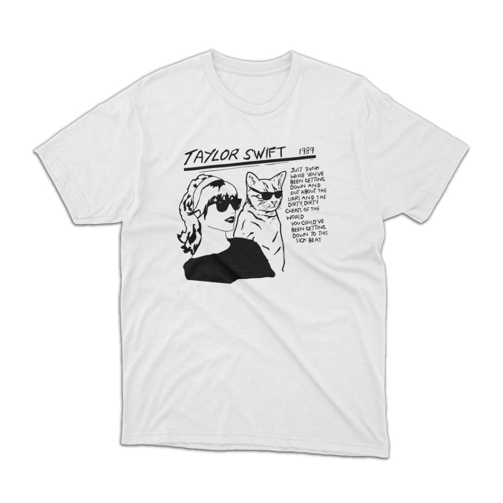 Taylor Swift Tshirt Sonic Youth Goo ล้อเลียน Merch คอนเสิร์ต