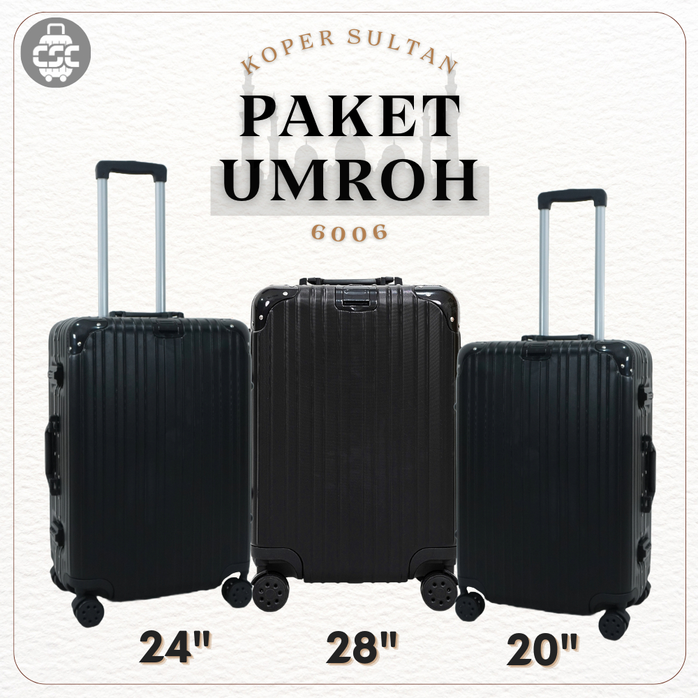 6006 - Umrah Package SULTAN กระเป๋าเดินทาง แบบแข็ง ขนาด 20,24,28 นิ้ว